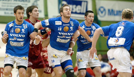 Handboll. Elitserien.  Ystad - Skövde. Kristian Svensson,
