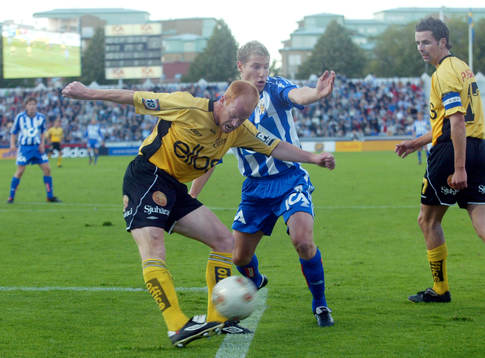 Storbildsskärm, TV-skärm på arenan. Magnus Samuelsson