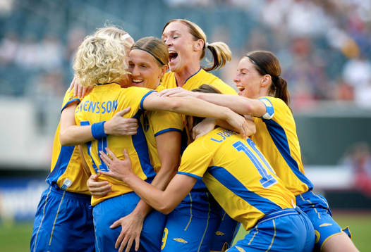 Victoria Svensson, Sverige, jubel