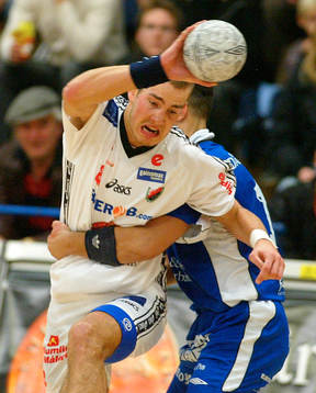 Handboll. elitserien. H43 - Guif. Guifs Niklas Johansson
