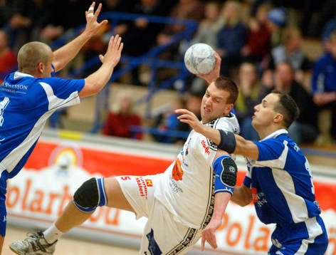 Handboll. elitserien. H43 - Guif. Guifs Jimmy Larsson,