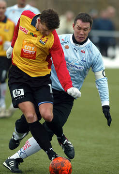 Patrik Andersson i närkamp