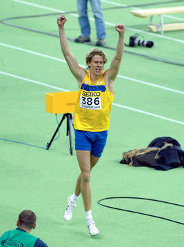 Christian Olsson, Sverige tog VM-guld