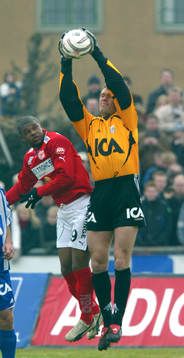 Dede och Bengt Andersson, målvakt