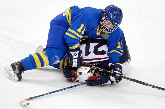 Pernilla Wiberg, Sverige och Cammi Granato, USA