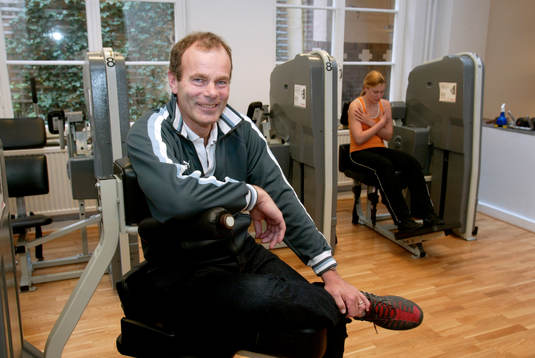 Jan Möller, målvakt. Gym