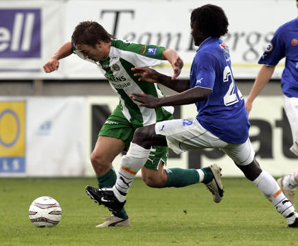 Petter Andersson, Hammarby och Christopher Justice,
