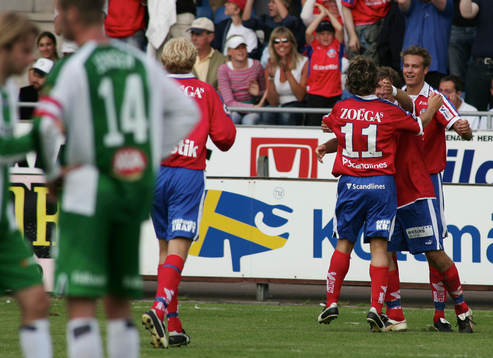 Fotboll. Allsvenskan. Helsingborg - Hammarby. Peter