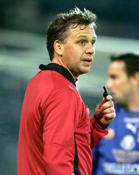 Fotboll. Allsvenskan. Åke Andreasson, Domare