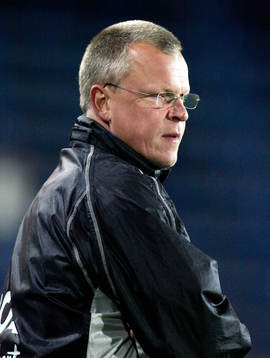 Fotboll. Allsvenskan. Halmstad. Jan Andersson, tränare