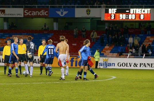 Fotboll, UEFA-Cupen, Djurgården - Utrecht