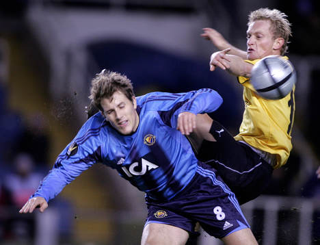 Tobbias Hysén, Djurgården ch Martin Jensen, Esbjerg