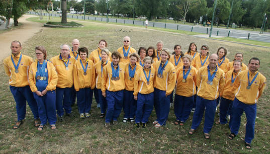 Sexton medaljer totalt, i simning, basket, orientering,