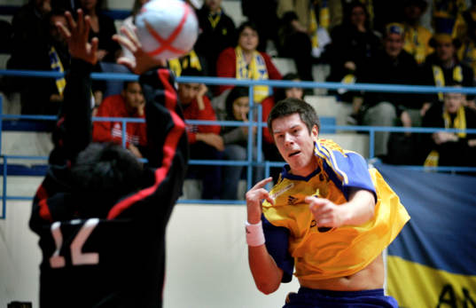 Kim Andersson, Sverige och Takagi (målvakt) Japan