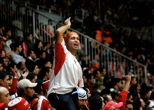 Handboll, VM, Semifinal. Tunisien - Spanien. Spanien vann