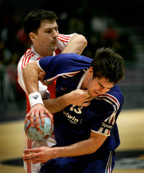 Handboll, VM. Kroatien - Frankrike. Semifinal. Petar