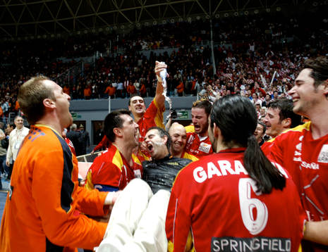 Handboll, VM. Final. Spanien - Kroatien.Spanien vann