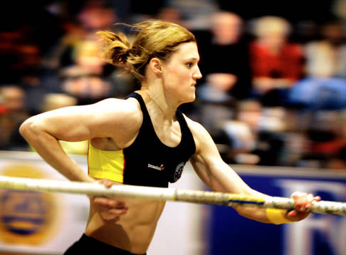Friidrott, Inomhus SM, Kirsten Belin, Stavhopp