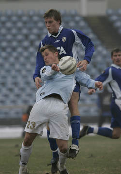 Peter Larsson, Halmstad och Markus Rosenberg, Malmö
