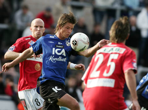 Fotboll. Allsvenskan. Halmstad - Kalmar. Halmstads Dusan