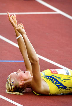 Carolina Klüft, Sverige tog Guld
