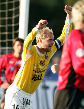 Patrik Lundgren, jubel