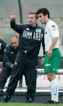 Anedrs Linderoth, tränare, Hammarby och Suleyman Sleyman