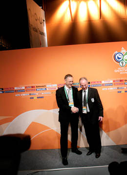 Lars Lagerbäck, förbundskapten Sverige och Sven-Göran
