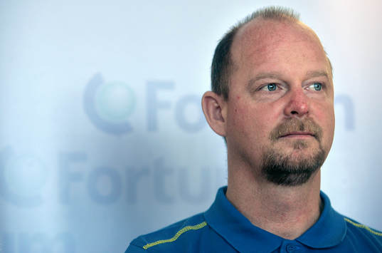 Presskonferens med friidrottslandslaget, Thomas Engdahl,