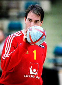 Handboll, Sverige, träning, Tomas Svensson (målvakt)
