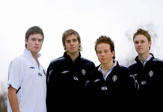 Mikael Lustig, Mikael Dahlberg, Tobias Eriksson och Linus