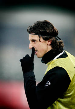 Zlatan Ibrahimovic,  Juventus, uppvärmning