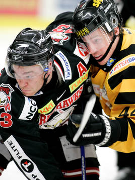 Mikael Wahlberg, Malmö och Brett Harkins, Skellefteå
