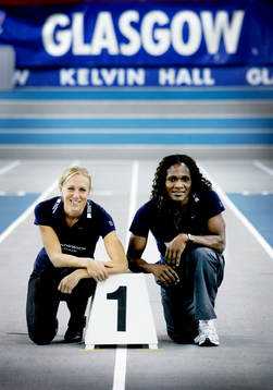 Kajsa Bergqvist, Sverige och Maria Mutola, Mozambique