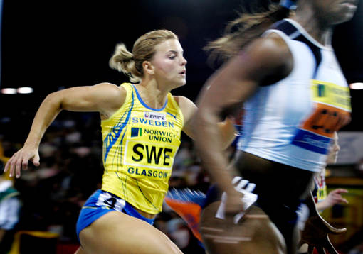 Susanna Kallur, Sverige och Veronica Campbell, Jamaica