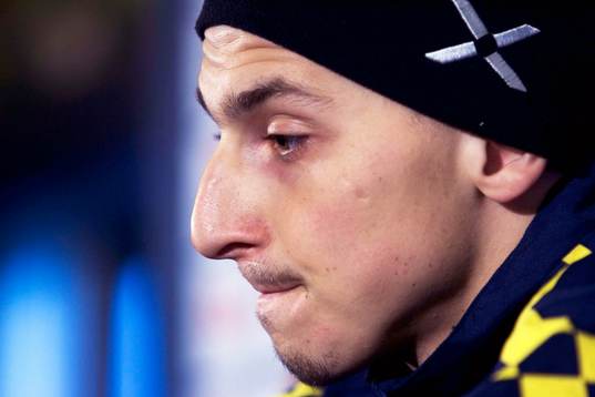 Zlatan Ibrahimovic, visst är där lite skägg på hakan