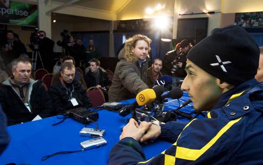 Zlatan Ibrahimovic håller hov