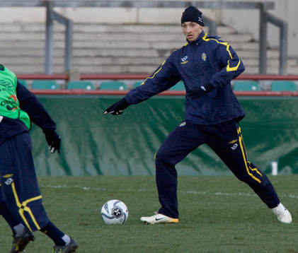 Henrik Larsson och Zlatan Ibrahimovic