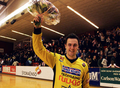 Drotts Stephan Nielsen blomsterhyllad