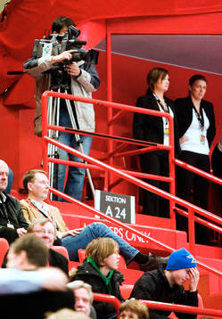 Japansk TV på plats o filmar Sm.Finalerna