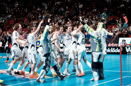 Innebandy, Elitserien, Final, AIK, jubel
