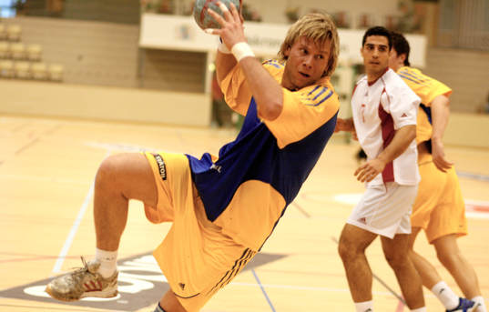 Handboll. Sverige - Egypten. Pelle Linders