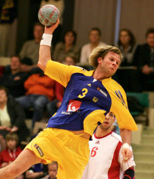 Handboll. Sverige - Egypten. Pelle Linders