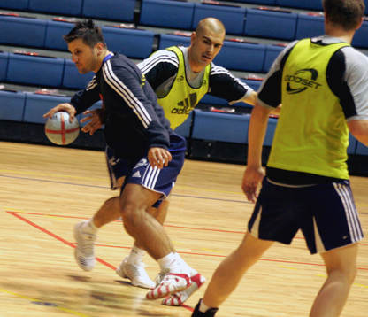 Handboll. VM-kval. Island - Sverige. Dalibor Doder