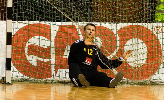 Peter Gentzel, målvakt, deppar