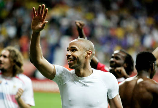 Thierry Henry, Frankrike, jubel