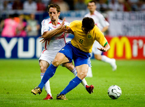 Frank Ribery, Frankrike och Kaka, Brasilien