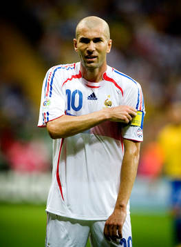 Zinedine Zidane, lagkapten Frankrike