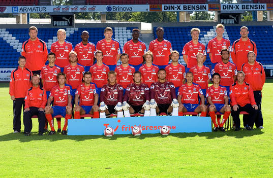 Fotboll, Allsvenskan, Helsingborg, Lagbild med Henrik