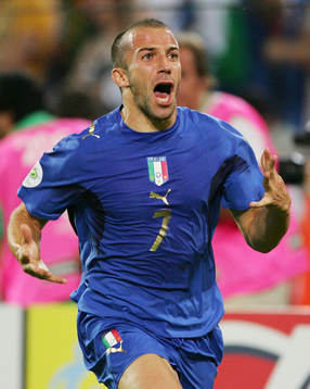 Alessandro del Piero, Italien, jubel
